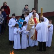 Liturgia Wigilii Paschalnej dla dzieci.