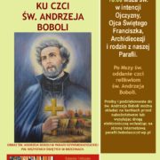 Nabożeństwo ku czci Św. Andrzeja Boboli (16 lipca 2018)